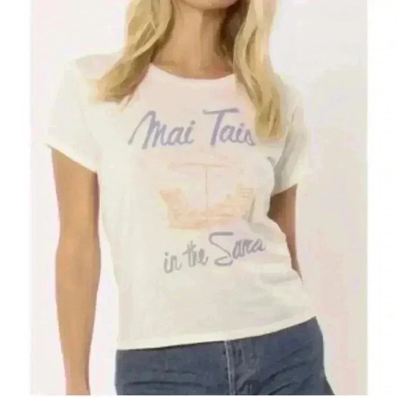 NWT Amuse Society Mai Tai Graphic T - Picture 1 of 2